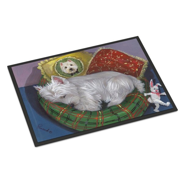Carolines Treasures 18 x 27 in. Westie Precious Toto Indoor or Outdoor Mat PPP3282MAT - main